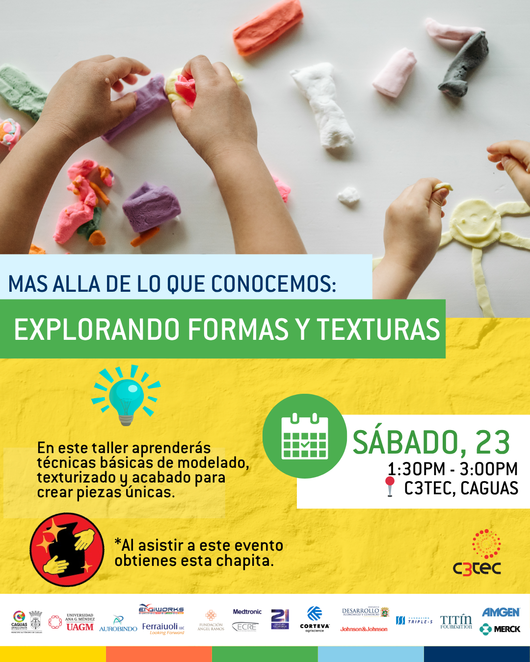 Taller Más allá de lo que conocemos: Formas y Texturas | 23 de agosto de 2025