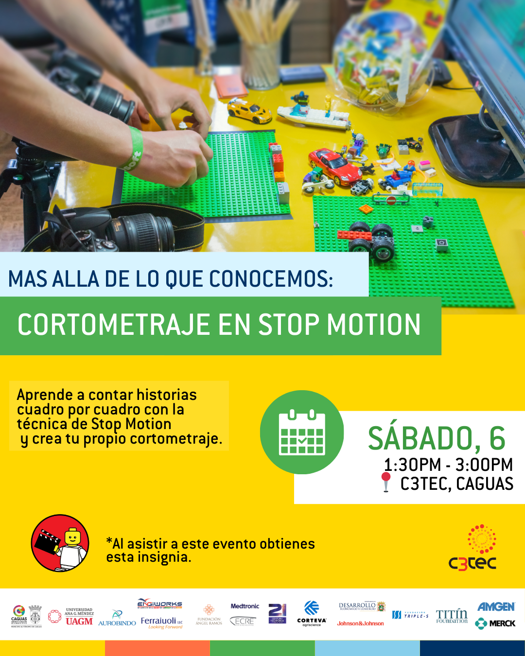 Taller Más allá de lo que conocemos: Stop Motion | 6 de septiembre de 2025