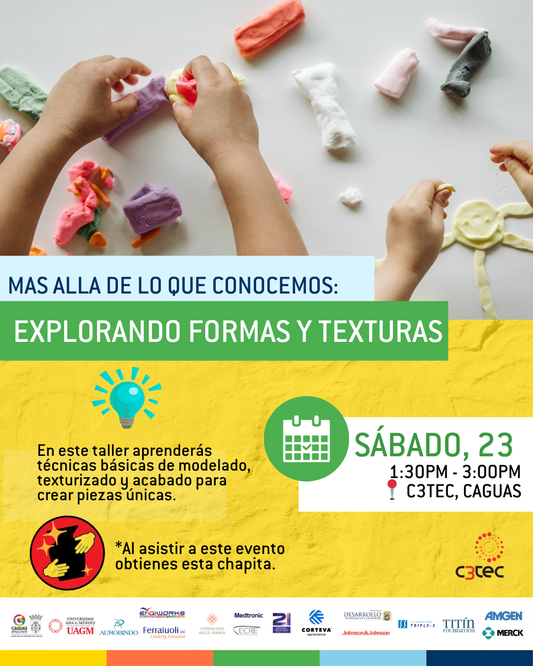 Taller Más allá de lo que conocemos: Formas y Texturas | 23 de agosto de 2025