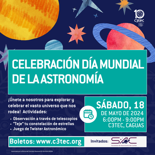 Taller Adentrándonos a nuestra Isla: Día Mundial de la Astronomía