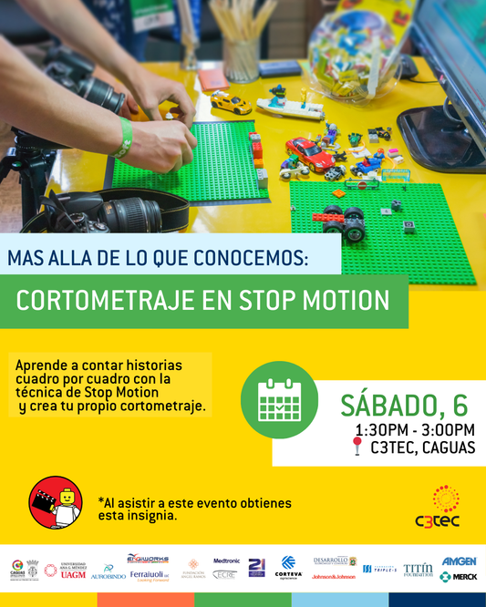 Taller Más allá de lo que conocemos: Stop Motion | 6 de septiembre de 2025