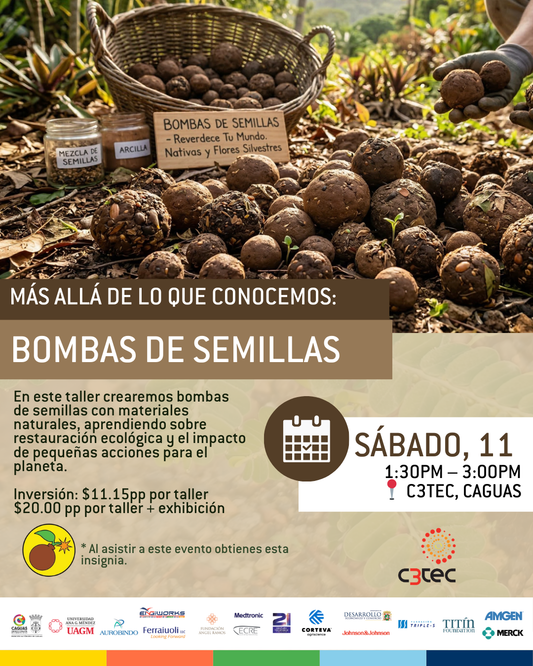 Taller Más Allá de lo que Conocemos: Bombas de Semillas para un Planeta Verde | 11 de abril de 2026