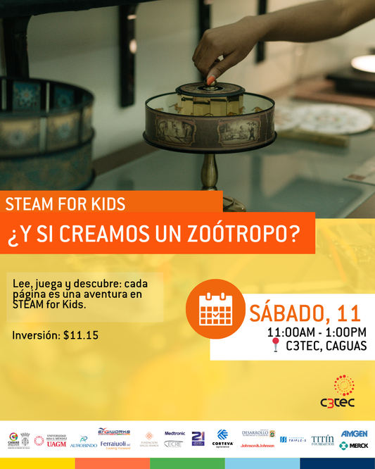 Taller STE[a]M For Kids: Lee, juega y descubre: cada página es una aventura por vivir | 11 de octubre de 2025