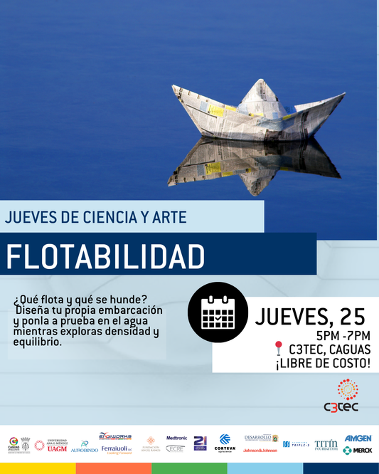 Taller de Ciencia y Arte en C3Tec: Flotabilidad | 25 de septiembre de 2025
